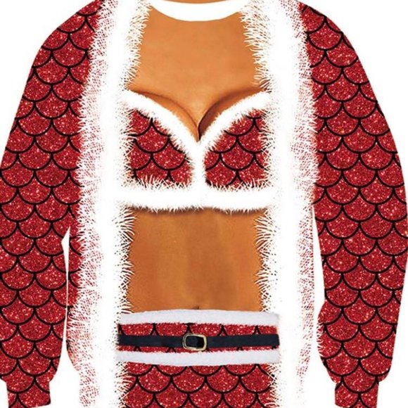 Christmas Sweater for Women Pullover Sweater Crewneck Long Sleeve - Picture 1 of 4